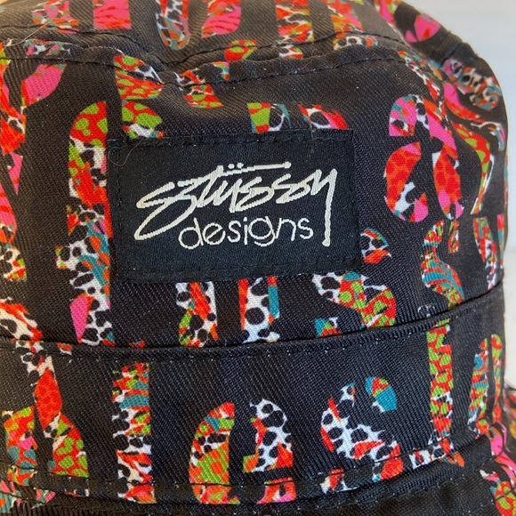 Stussy bucket hat Jungle City black XS/S - Picture 3 of 9